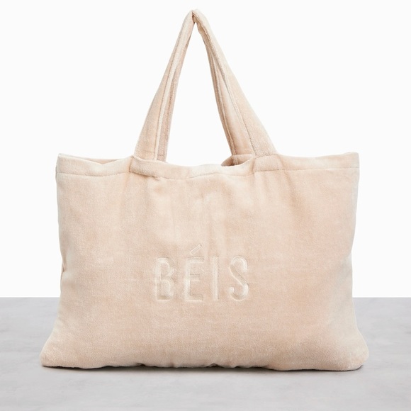 BEIS Handbags - BEIS Terry Towel Bag. New with Tags. Sold out on website.